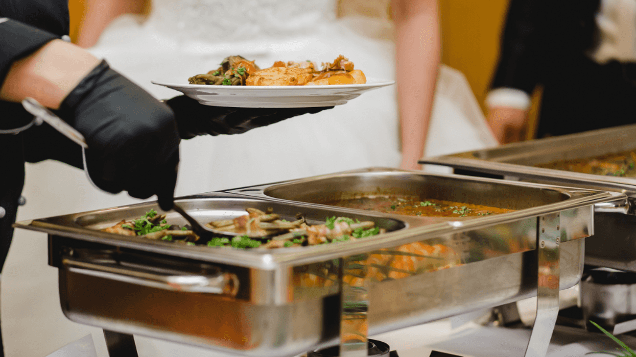 A buffet of hot plates.