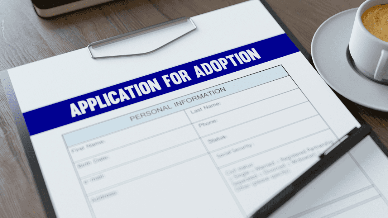 Adoption paperwork.