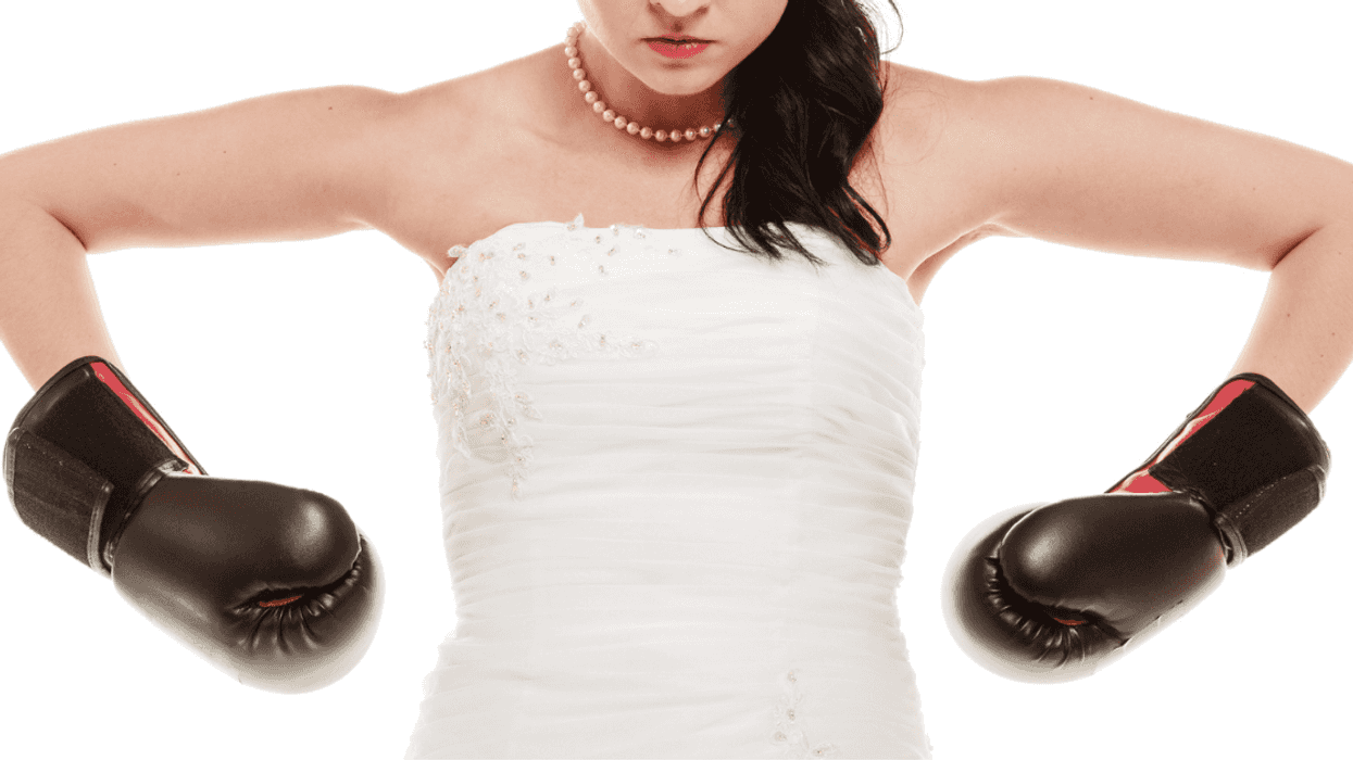 angry bride