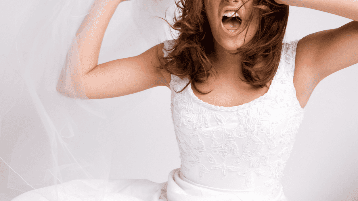 Angry bride