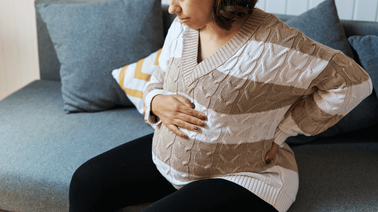 Annoyed Pregnant Woman