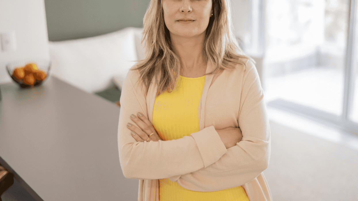 annoyed woman with arms crossed