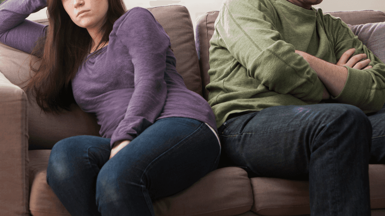 Arguing man and woman