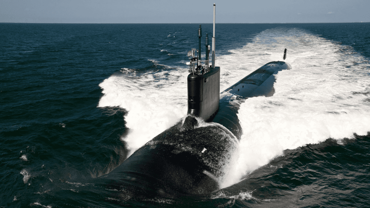 Atlantic Ocean, June 30, 2011 - The Virginia-class attack submarine USS California (SSN 781) underway during sea trials