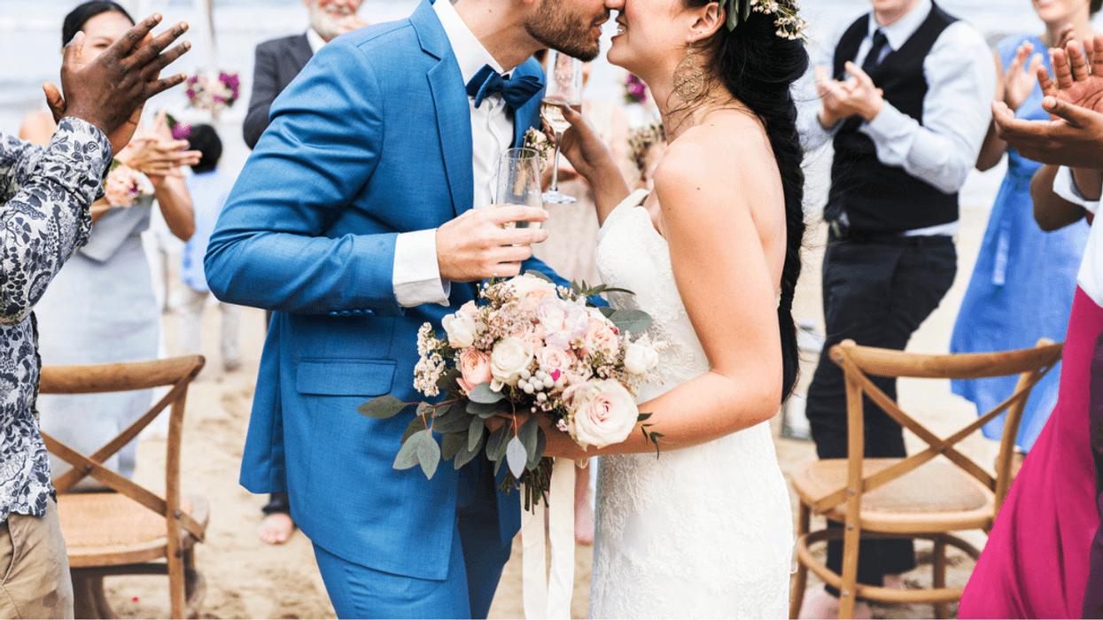 Beautiful beach wedding