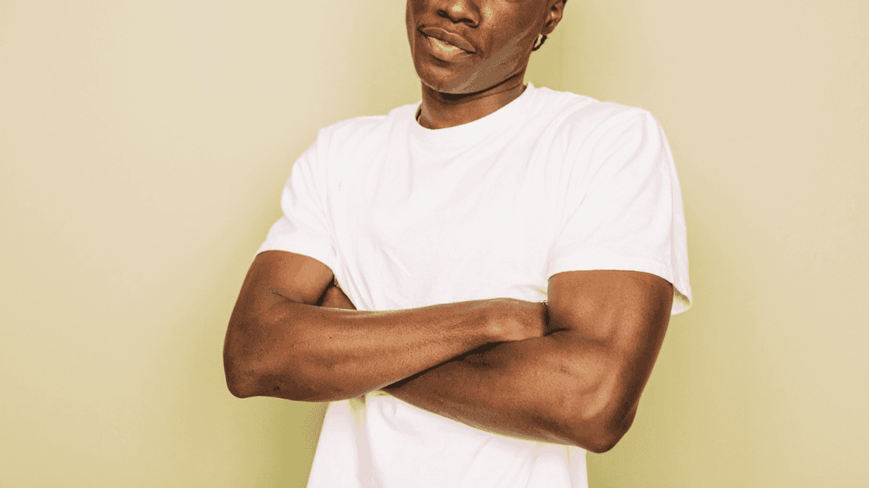 Black man with arms crossed
