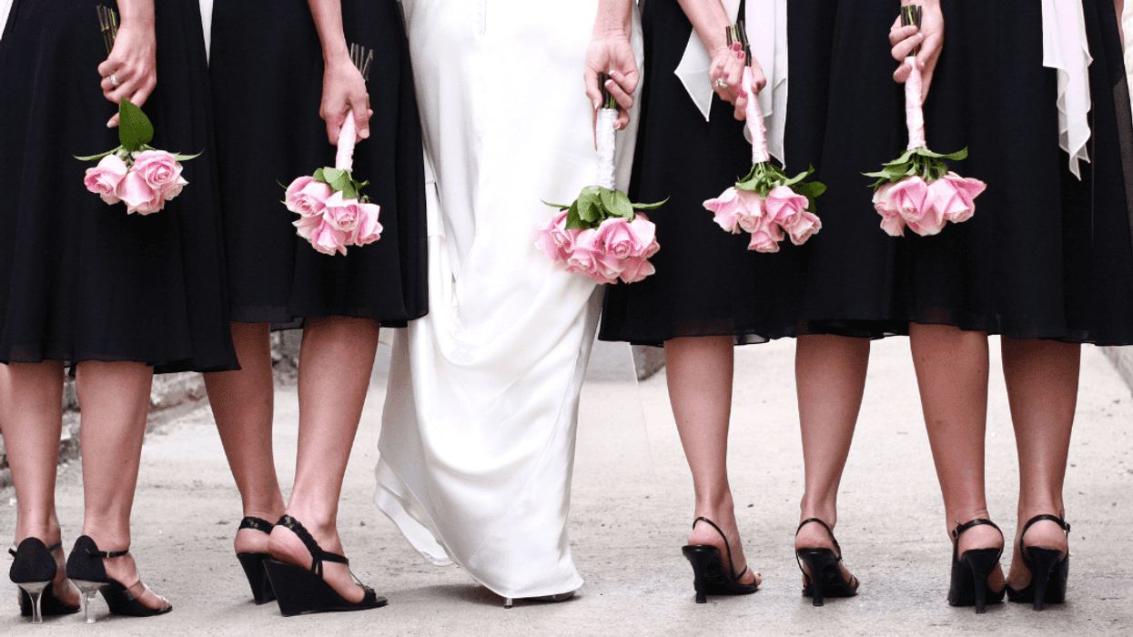 bride and bridal party