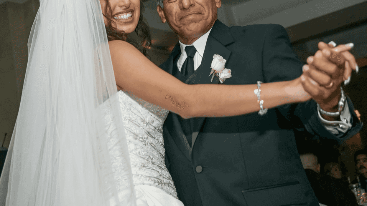 Bride and Father of the Bride enjoying their Father-Daughter dance