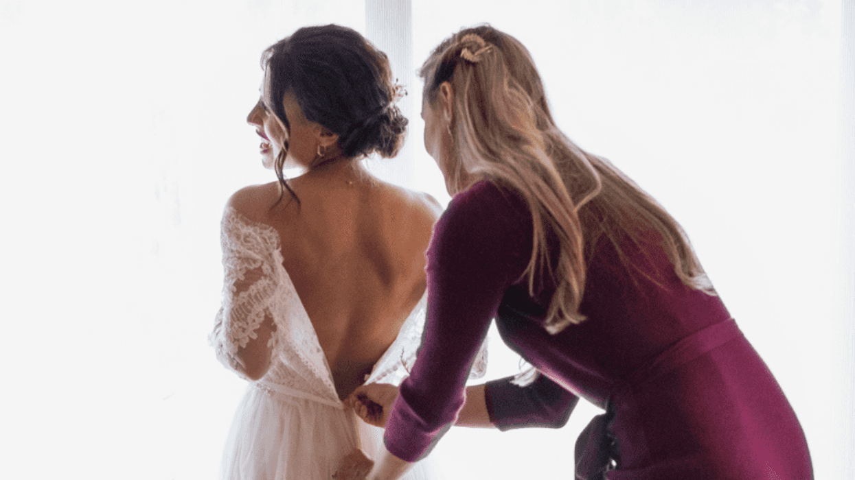 Bride and Maid of Honor