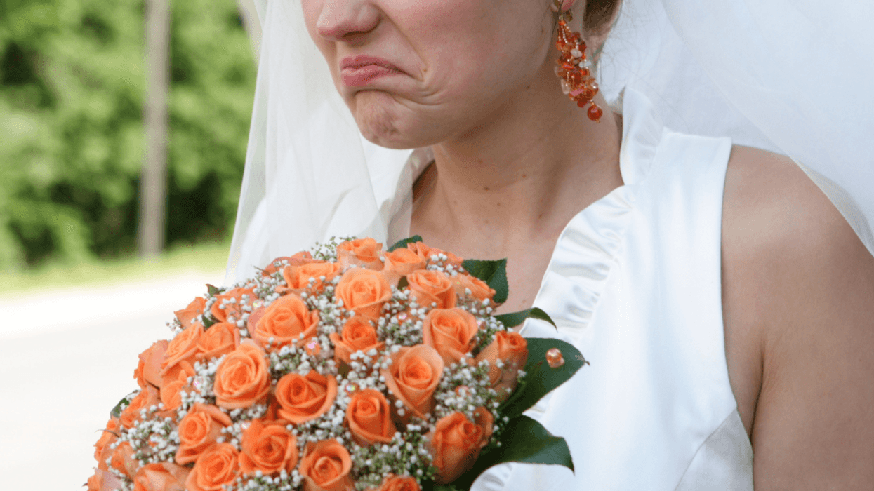Bride angry at wedding venue