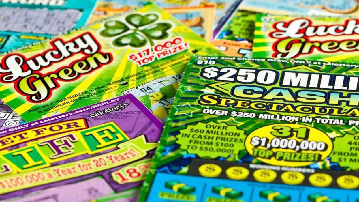 California lottery tickets.