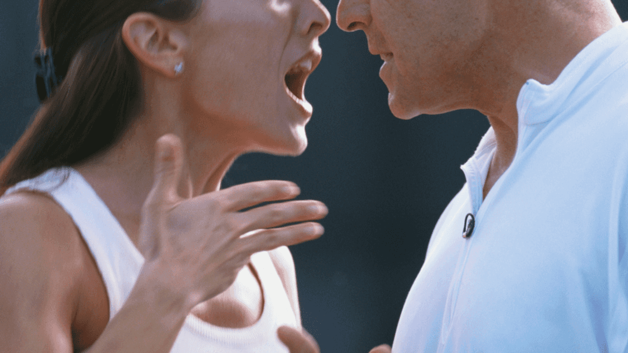 Couple arguing