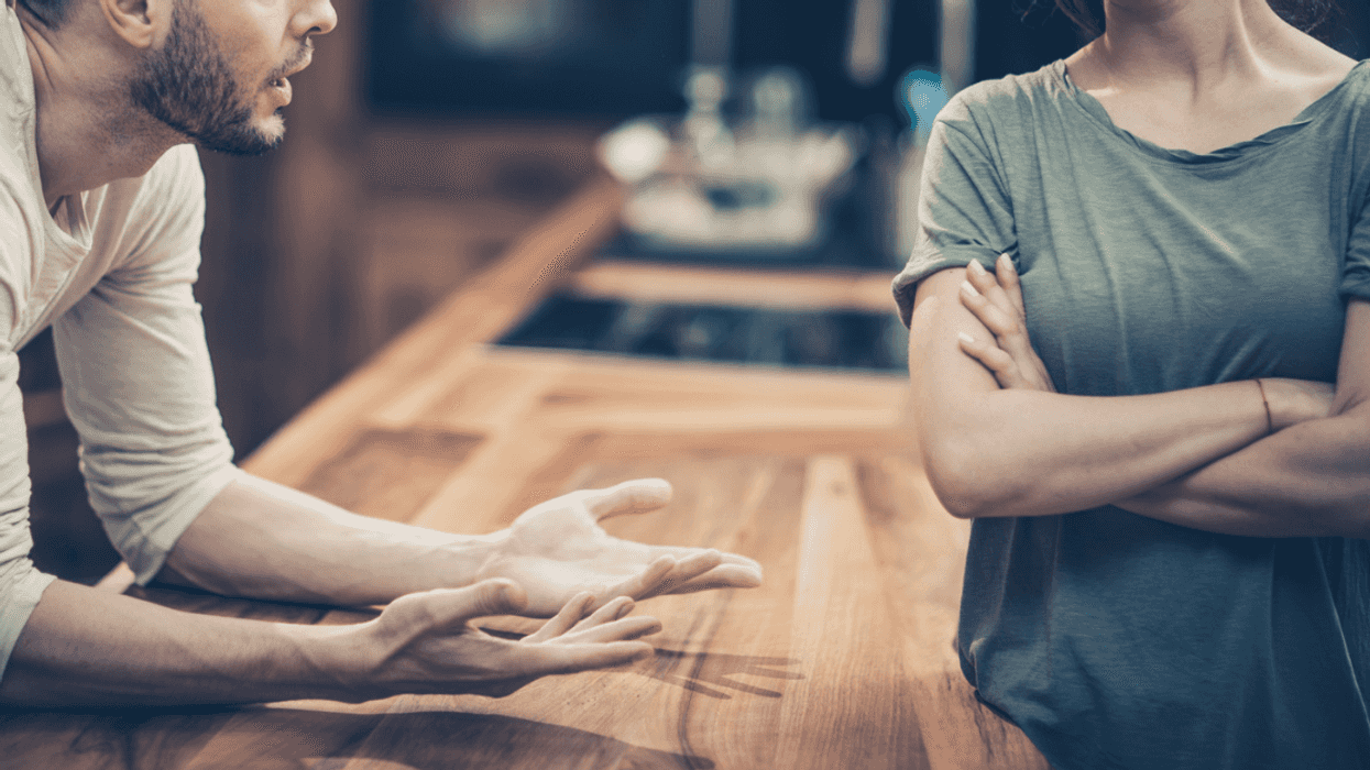 Couple arguing