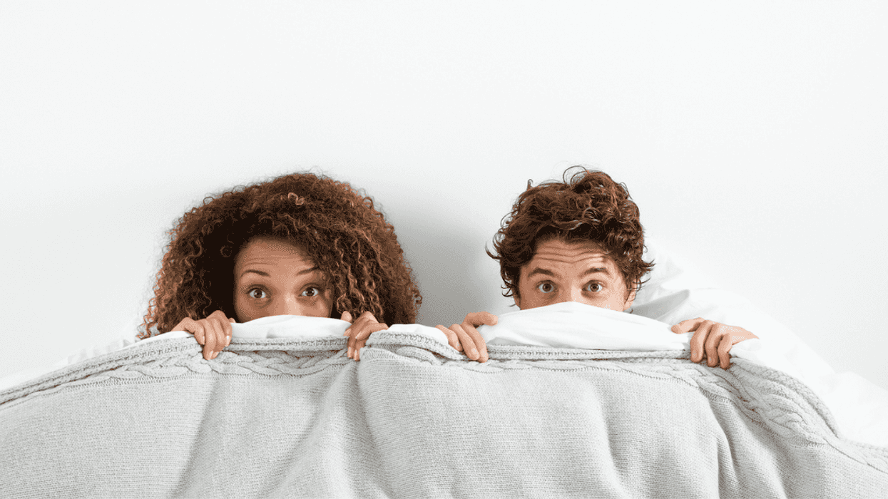 Couple in bed
