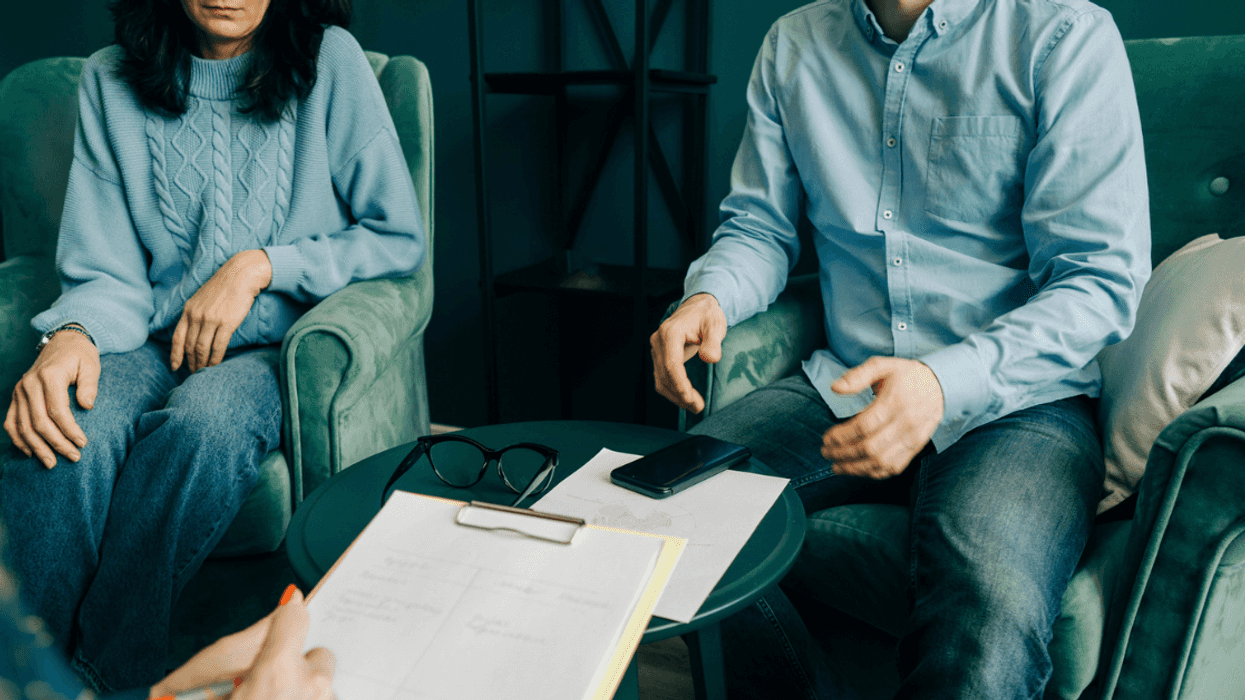 Couple in marriage counseling