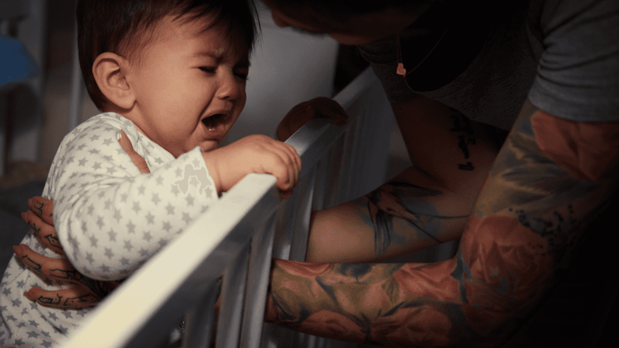 Crying baby at night