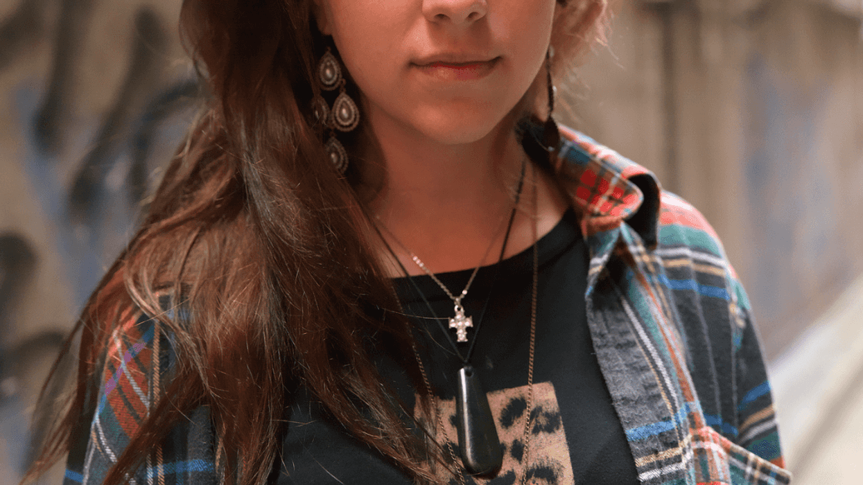 Defiant teenage girl