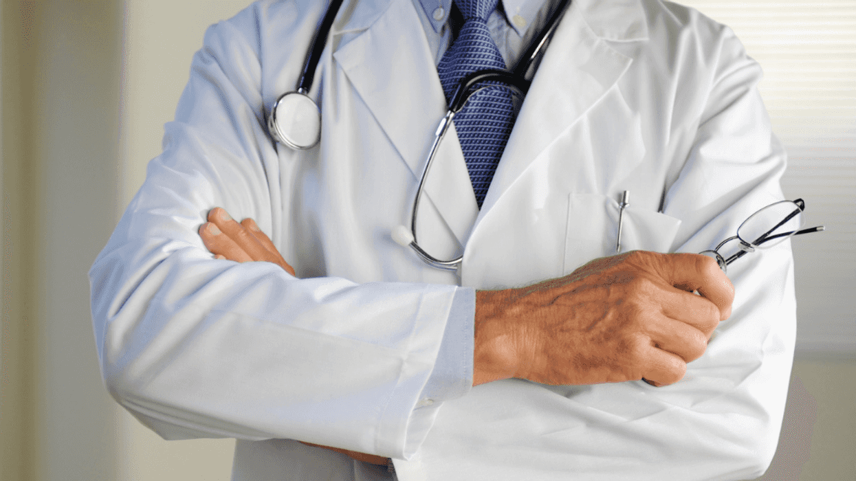 Doctor crossing his arms