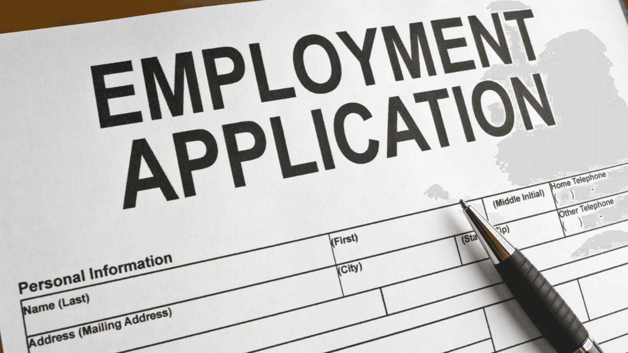 Empty job application