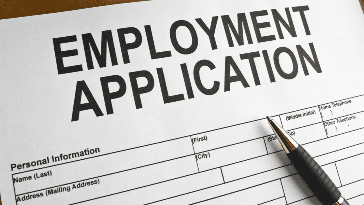 Empty job application