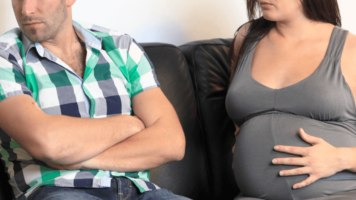 Expecting couple in argument