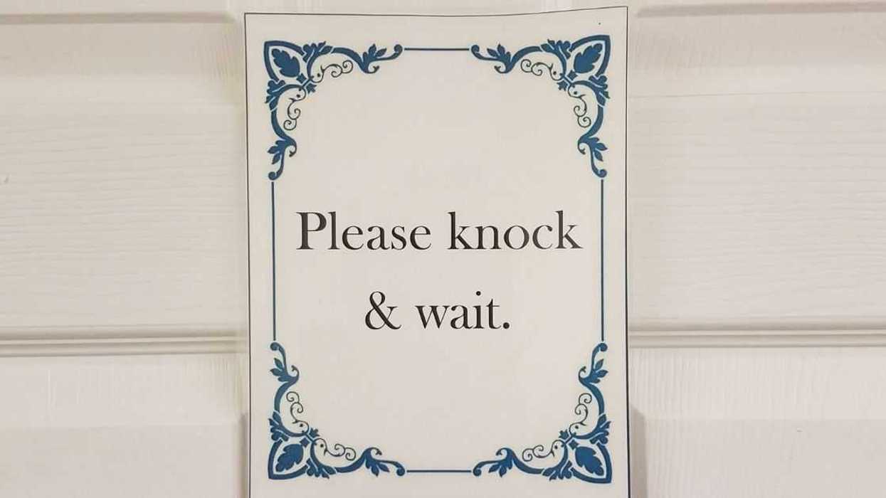 Teen Stunned After Stepdad Rips Down 'Please Knock' Sign On Her Door Because It's 'Disrespectful'