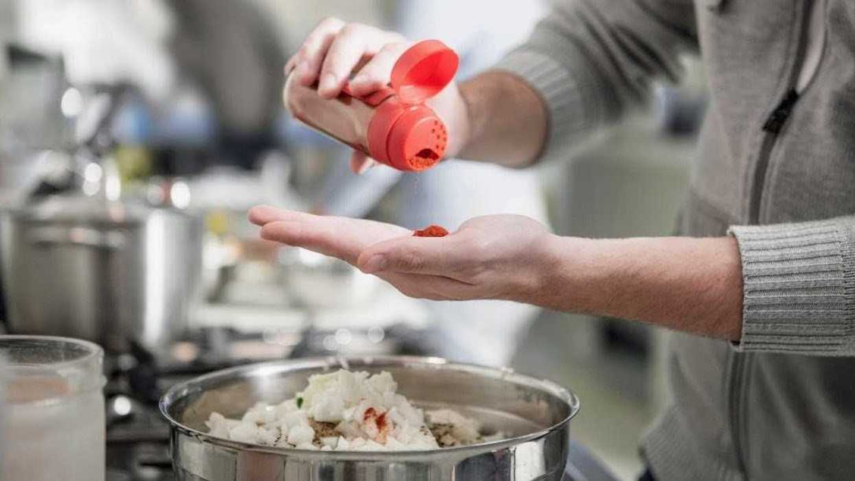 man added Tajín to dish