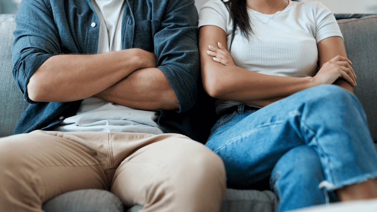 Man and woman arguing