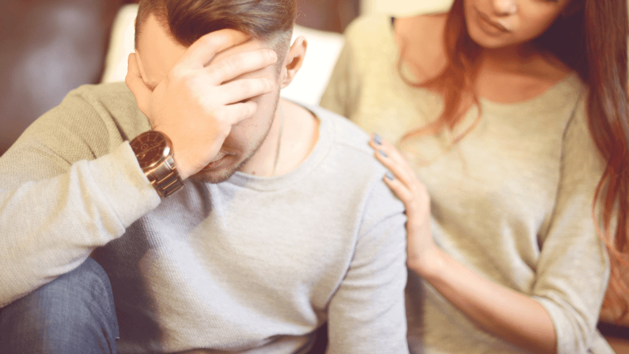 Man and woman arguing