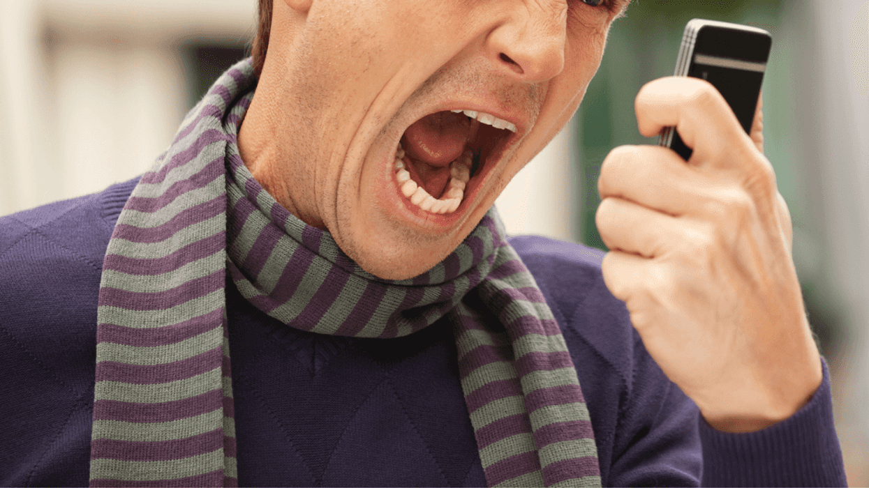 Man furious after receiving bad news via text message