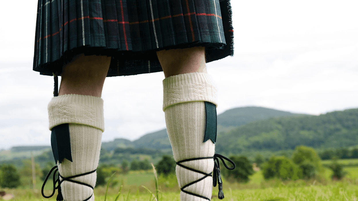 man in kilt