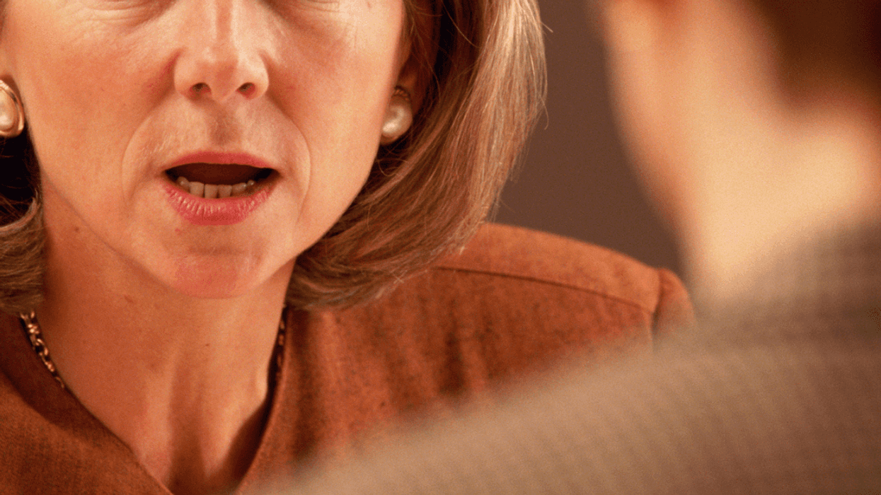 Mother-in-law arguing with ex-daughter-in-law