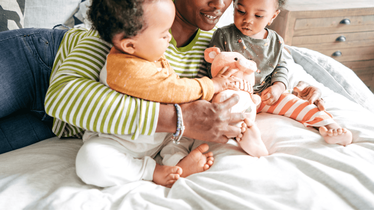 Mother of twin toddlers