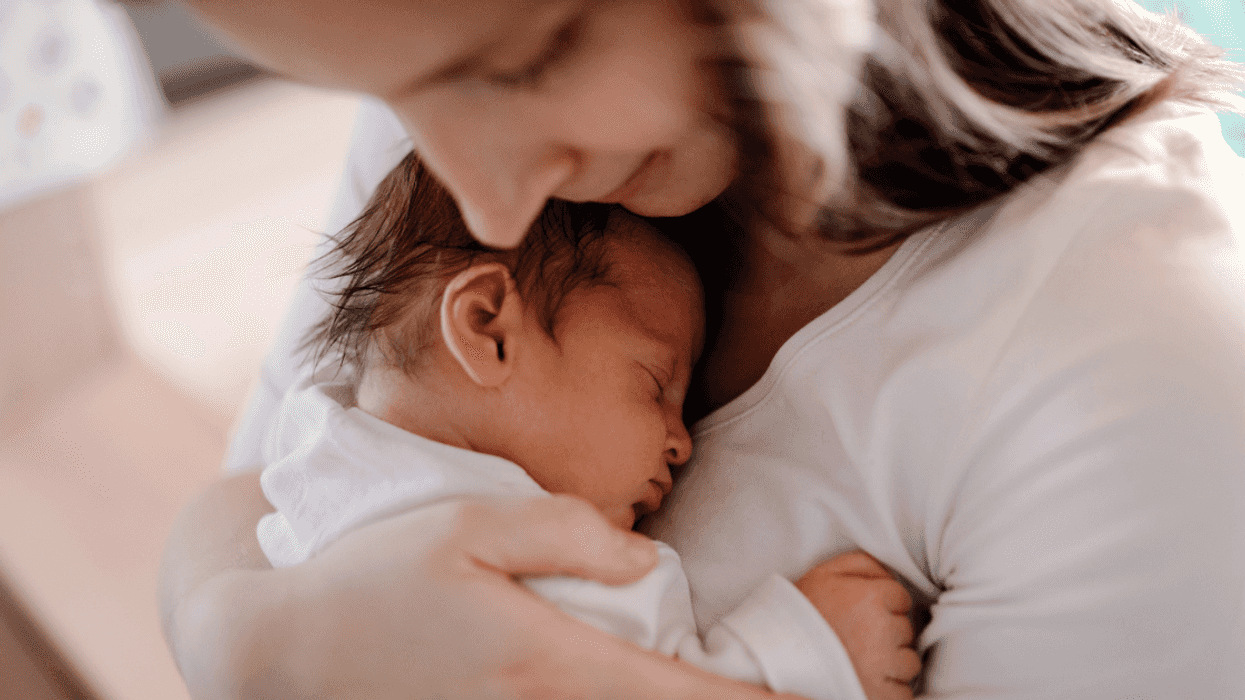 Mother with infant