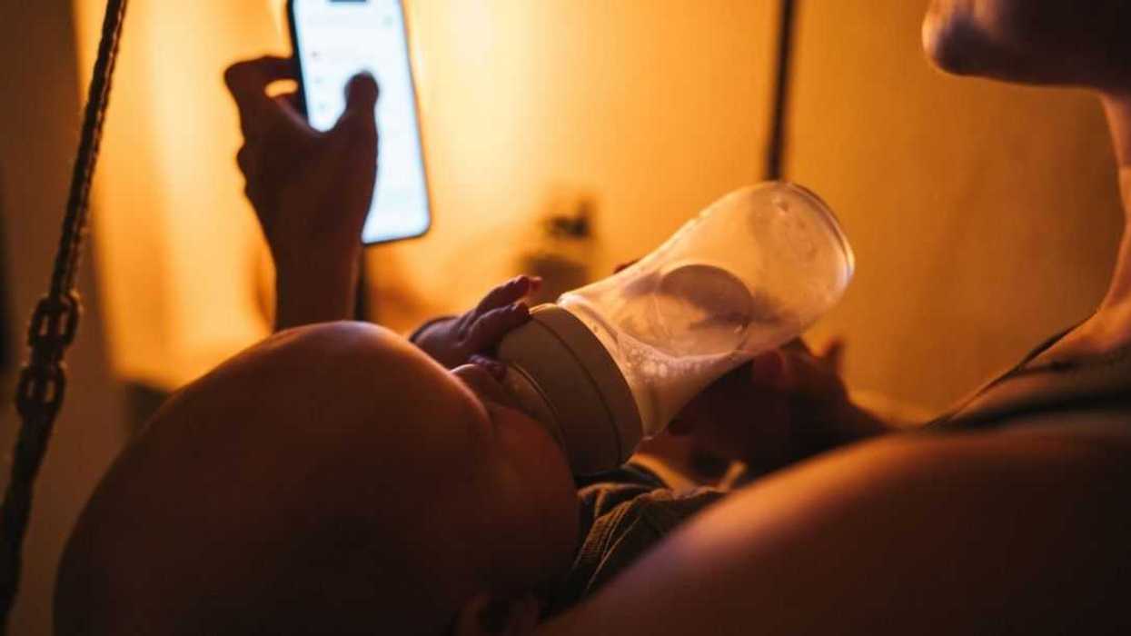 Nighttime baby feedings