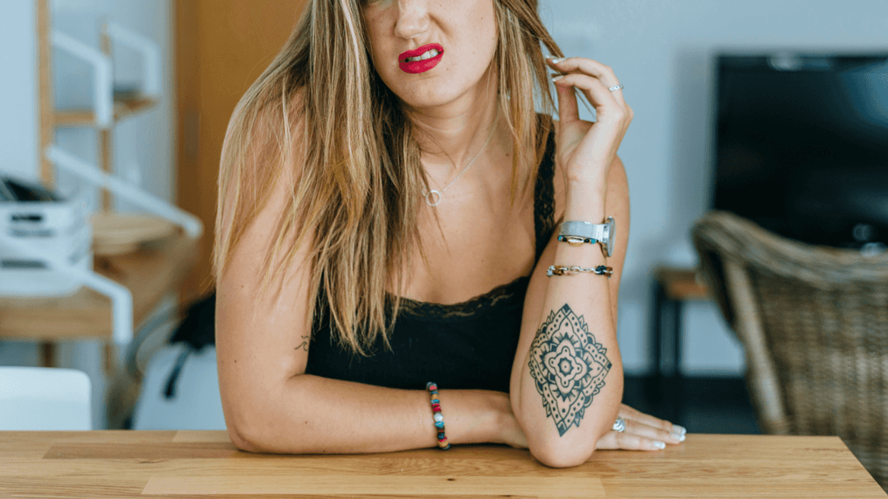 Offended woman