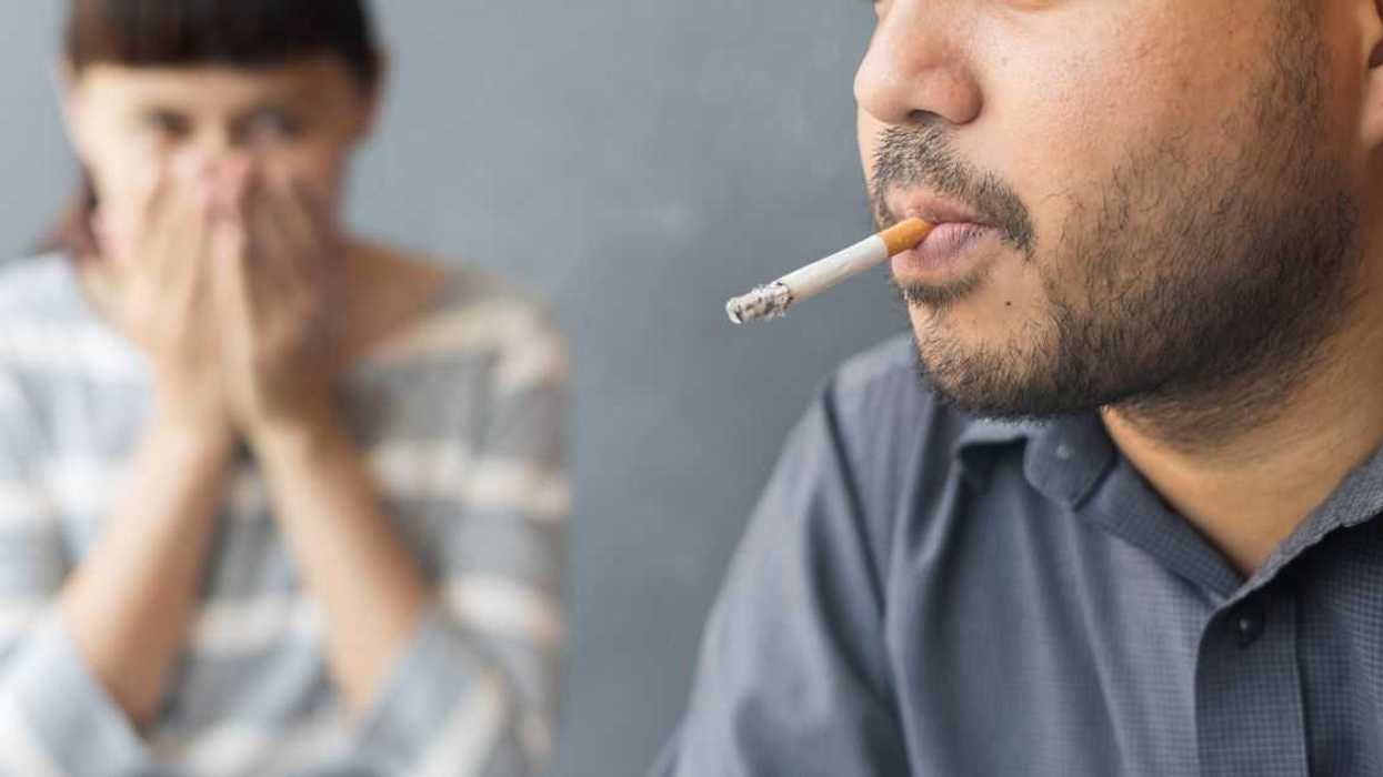 Smoker Balks After Woman Sitting Next To Smoking Section Asks Them To Put Out Their Cigarette