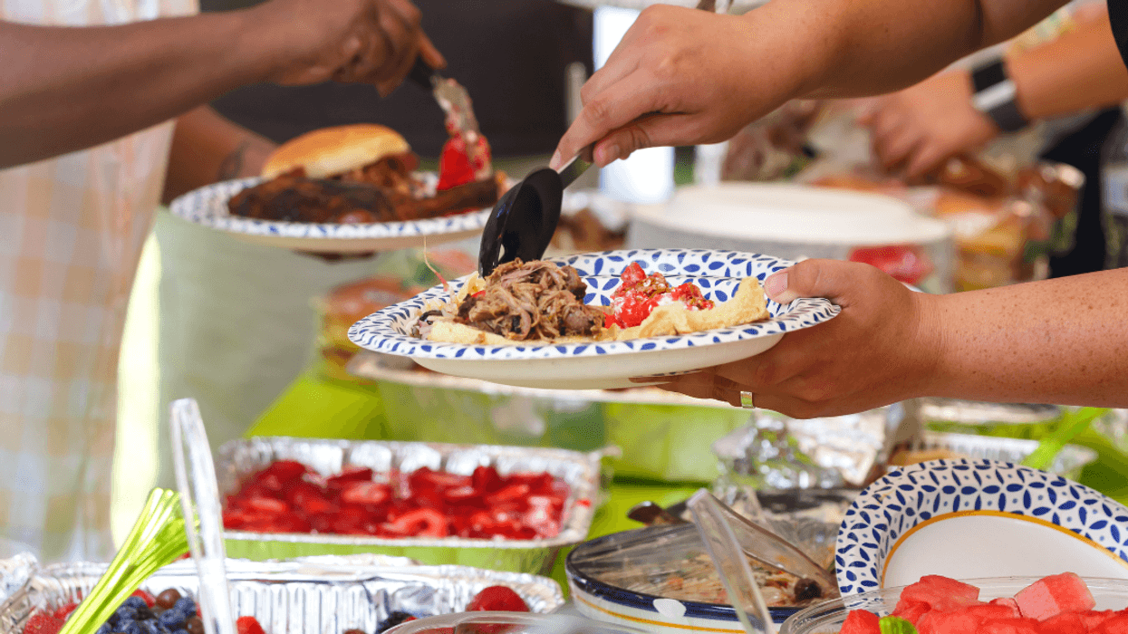 potluck meal