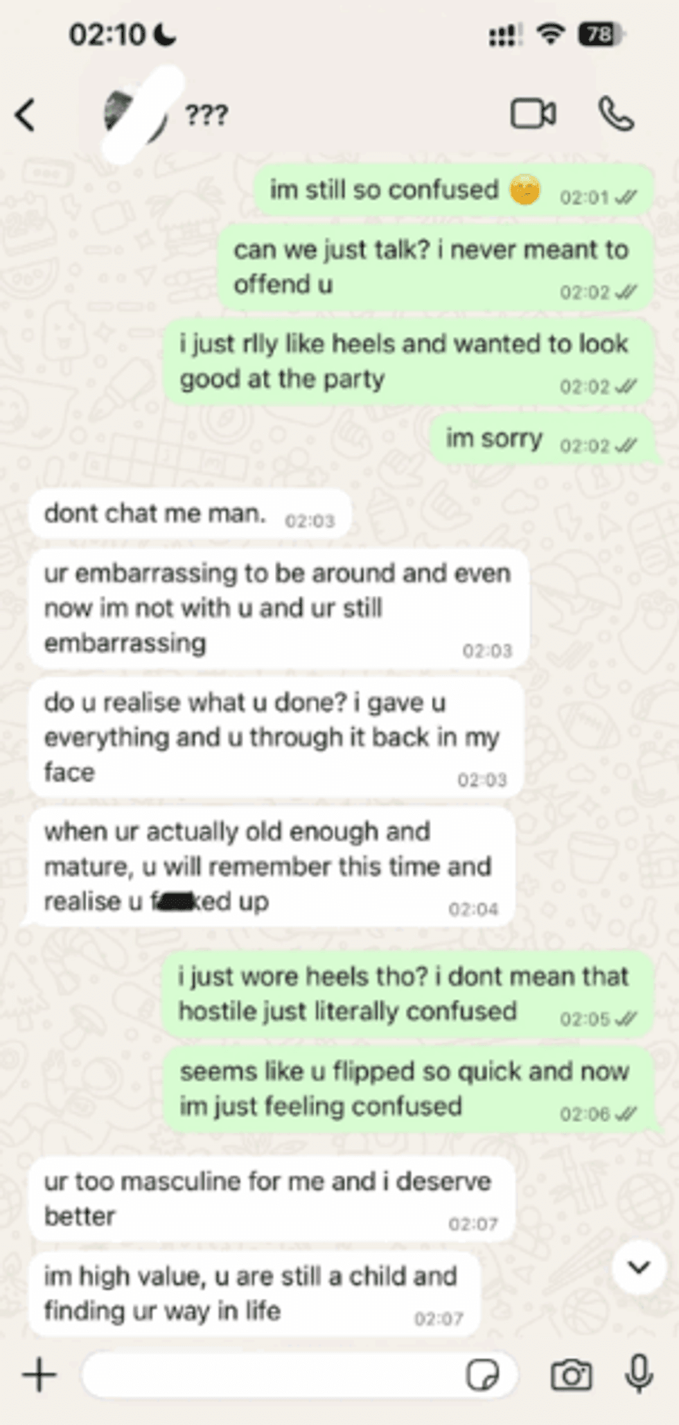 Screenshot #1 from u/purplehavocc/Reddit