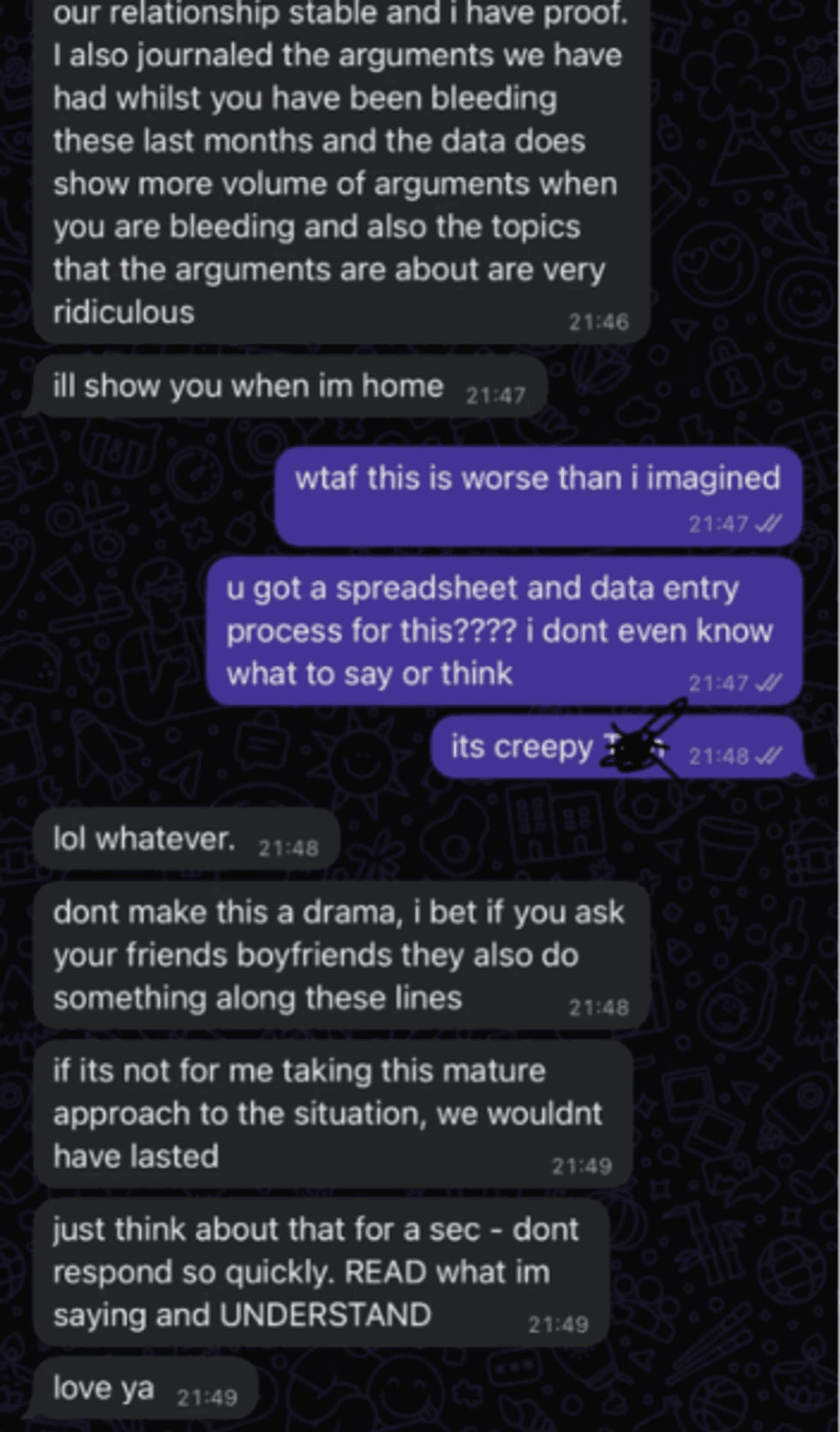 Screenshot #2 from u/narlaaplushyy/Reddit