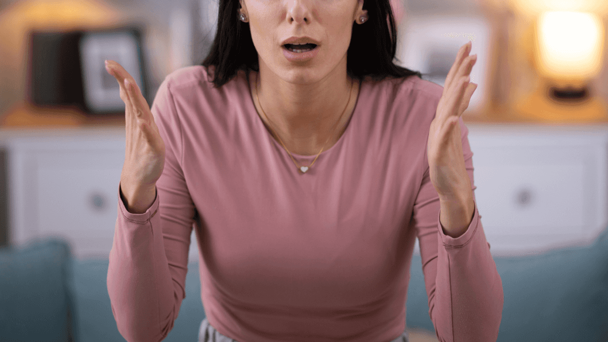 shocked woman