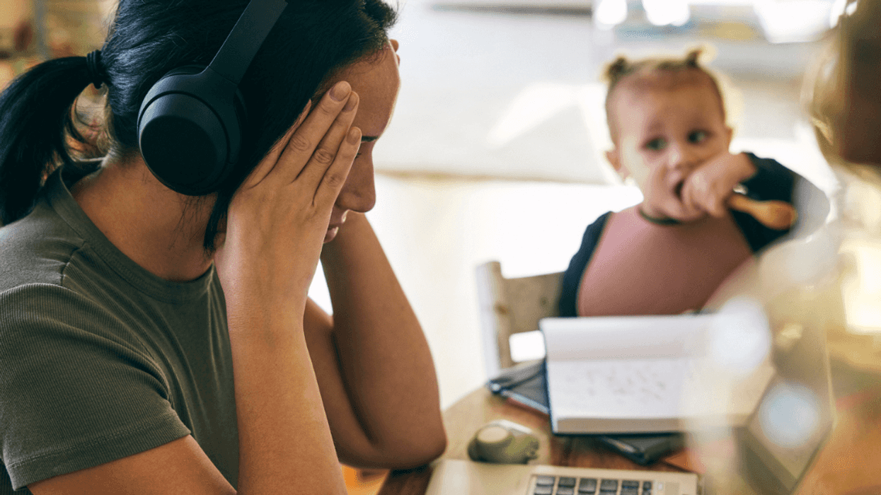 Stressed out mom