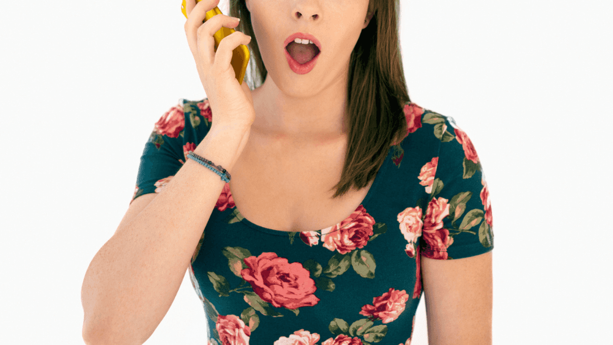 Teen girl shocked at wedding
