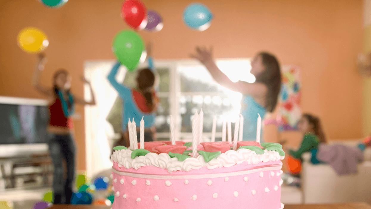 teen girls at a birthday party
