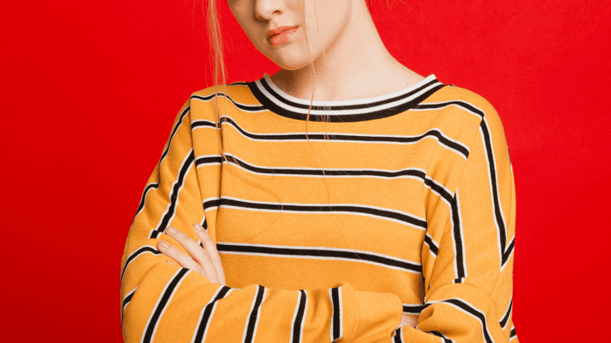 Teen with arms crossed