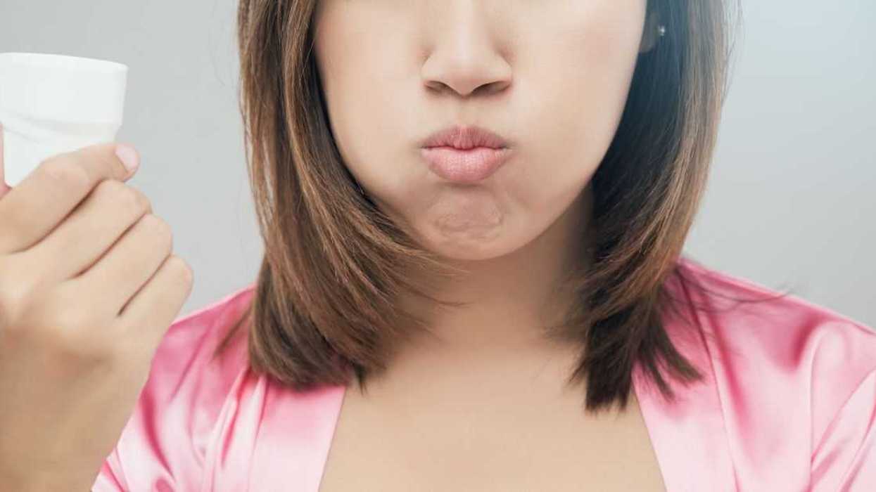 Woman Makes Painful Error After Trying To Swish Mouthwash And Use The Toilet At The Same Time