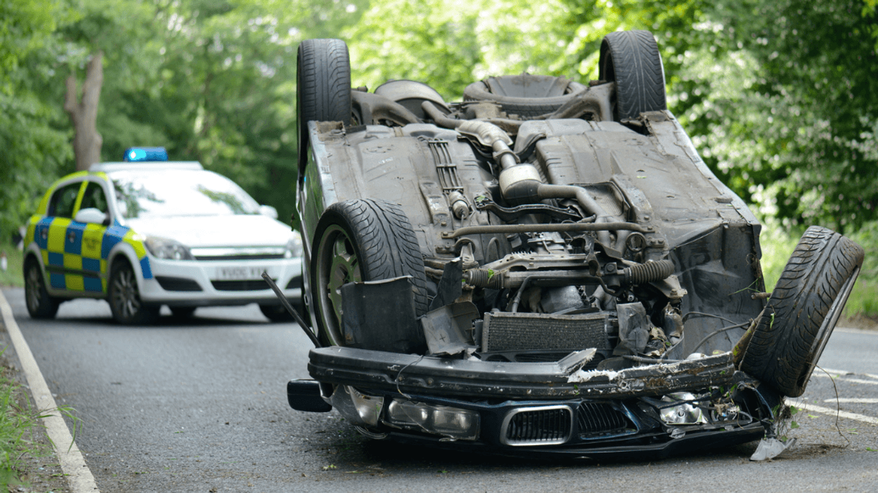 Totaled car