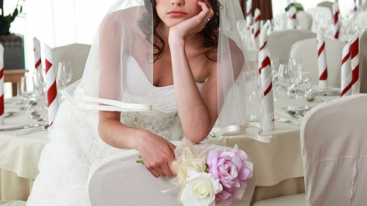 Upset bride