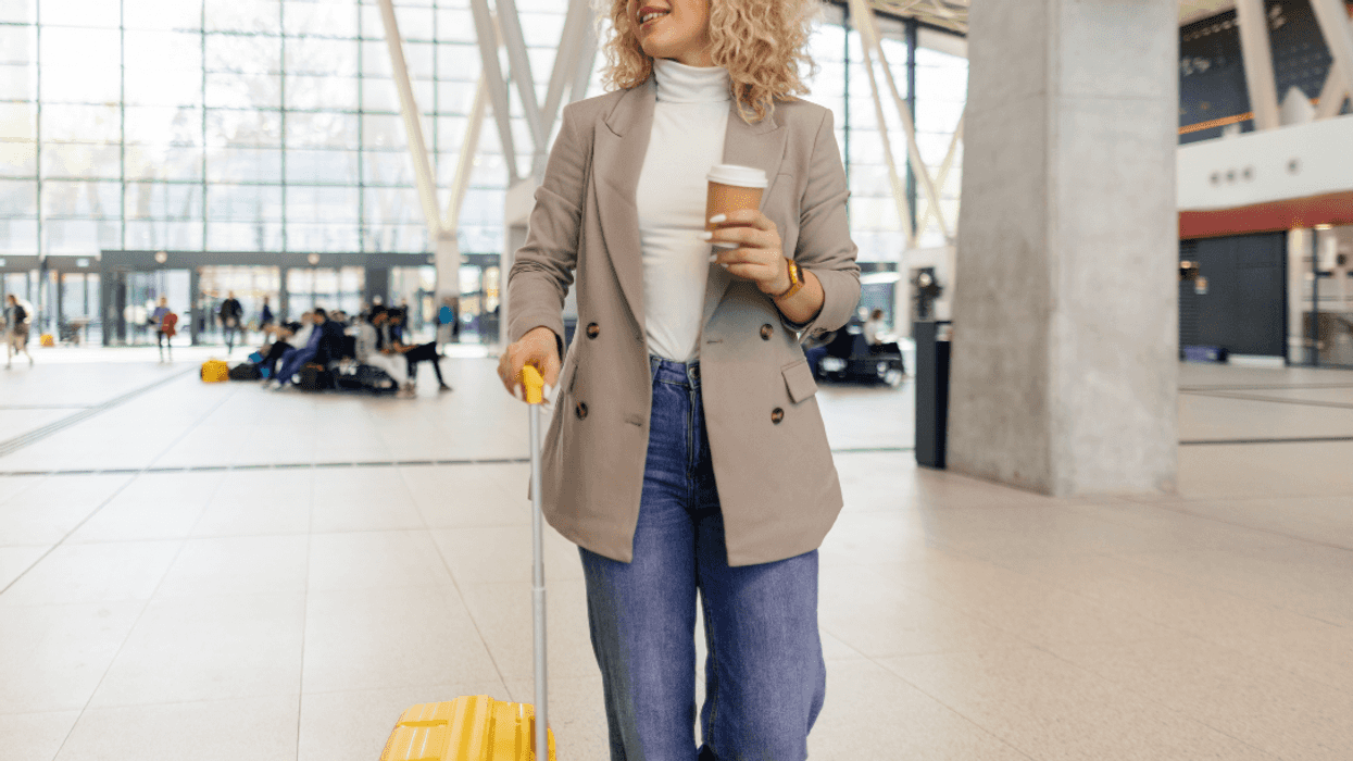 woman at airport