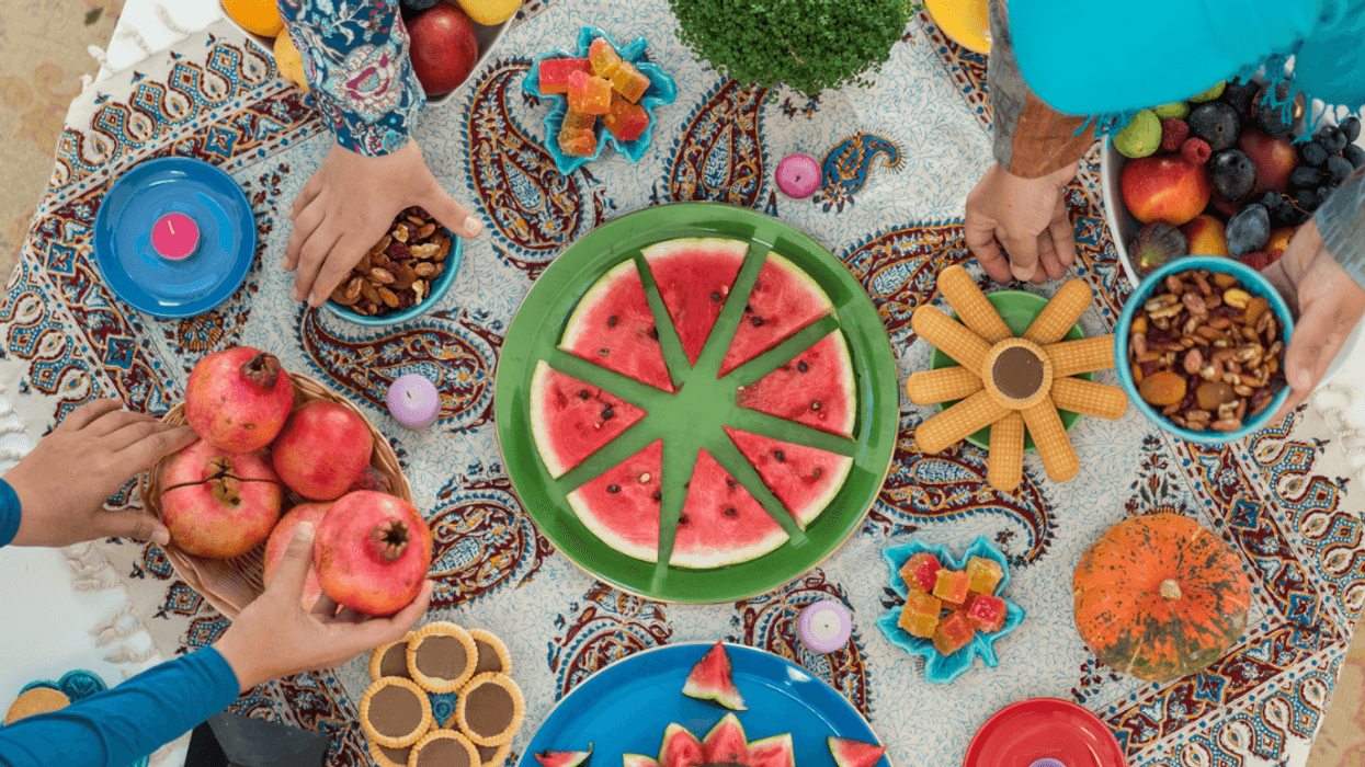 Young women participating in Yalda
